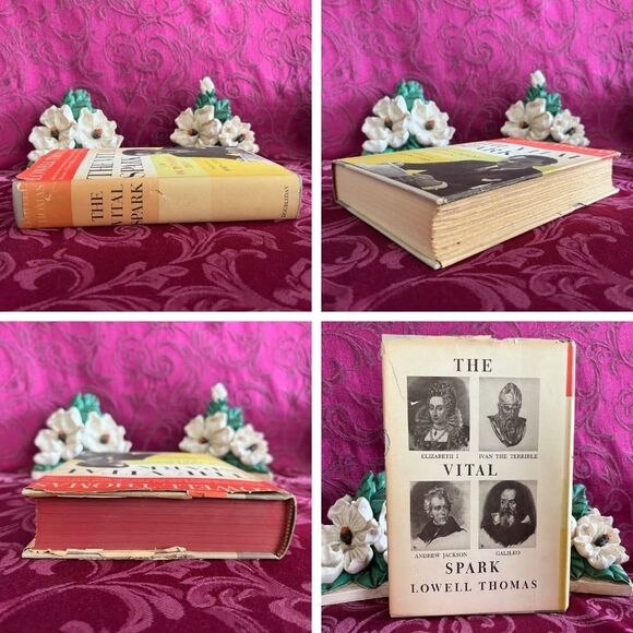 1959 The Vital Spark, 101 Outstanding Lives by Lowell Thomas, Vintage Book - Picture 2 of 10